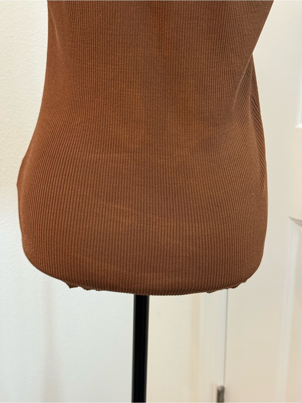 Ruby Rd. Brown Embellished Ribbed Tank - Picture 6 of 10